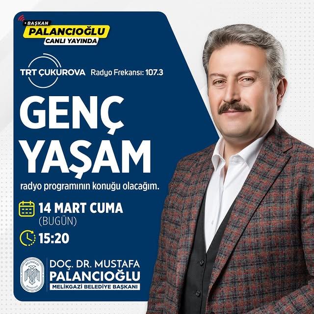 Kayseri Melikgazi Belediyesi Temsilcisi TRT Çukurova Radyosu'nda