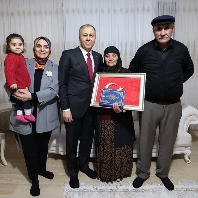 Şehit Piyade Astsubay Ömercan Yekebağcı'nın Ailesi Ziyaret Edildi