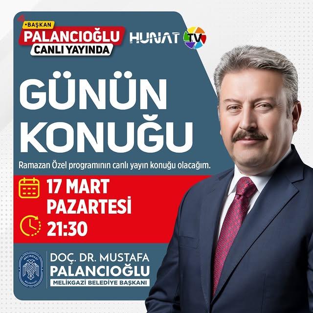 Kayseri Melikgazi Belediye Başkanı, Yerel Televizyonda Ramazan Özel Programına Katılacak