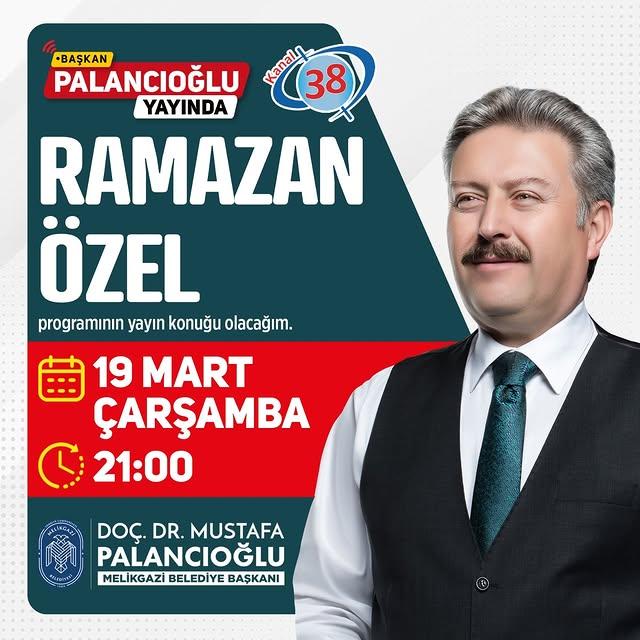Kayseri Melikgazi Belediye Başkanı, Yerel Yayında Hemşehrileriyle Buluşacak