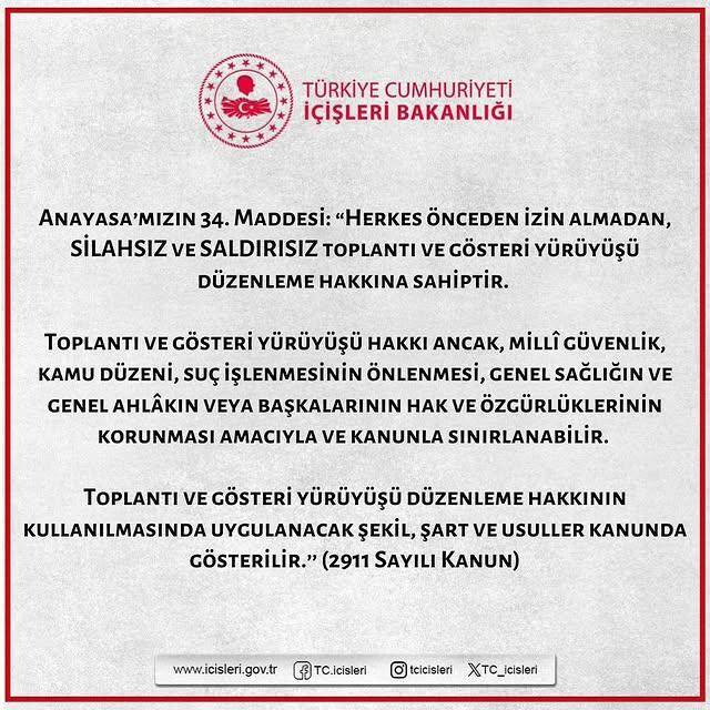 Yasa Dışı Gösterilerde 1133 Şüpheli Gözaltına Alındı