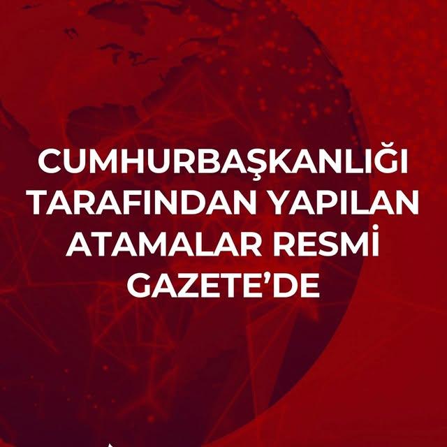 Cumhurbaşkanlığı'nda ve Çevre, Şehircilik ve İklim Değişikliği Bakanlığı'nda Görevlendirme Kararları