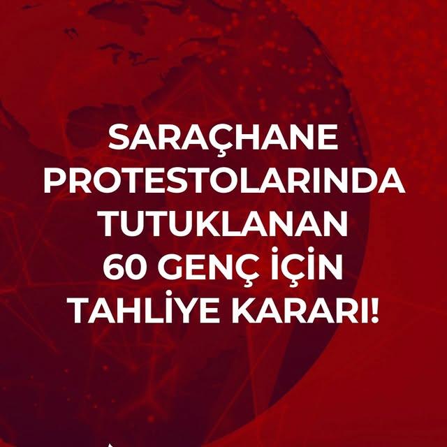 Saraçhane'deki Protesto Gözaltılarından Tahliyeler
