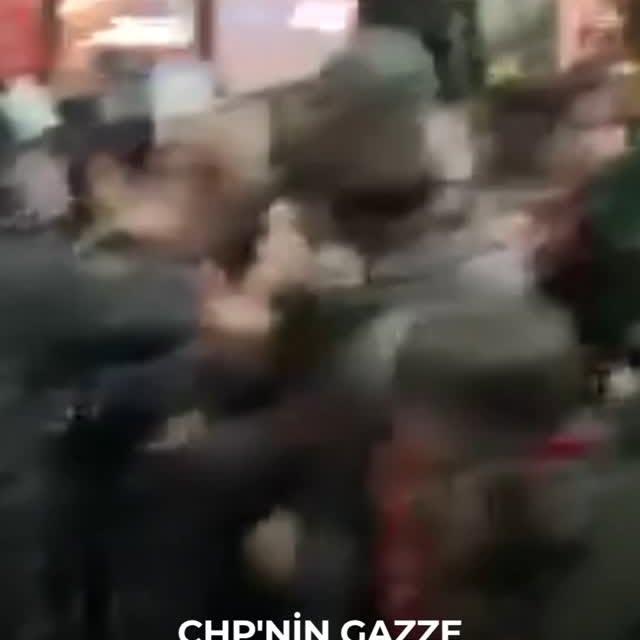 Taksim'de Filistin Yürüyüşüne Polis Müdahalesi
