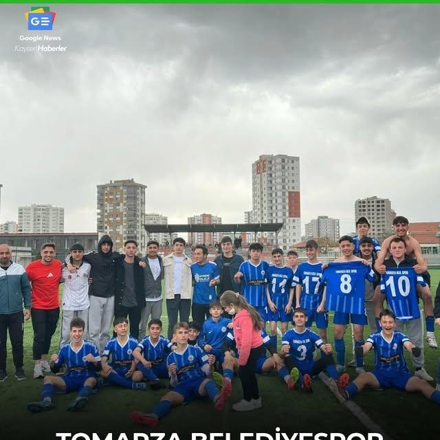 Tomarza Belediyespor U15 Ligi'nde Play-Off Yükseldi