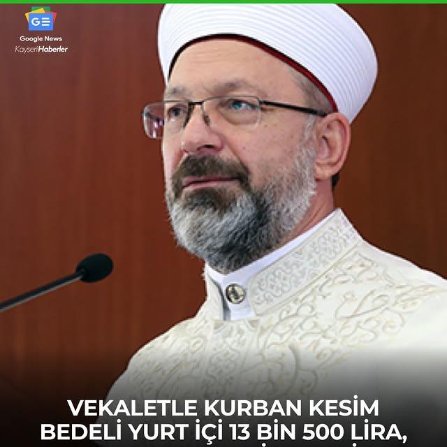 2025 Vekaletle Kurban Kesim Bedeli Açıklandı