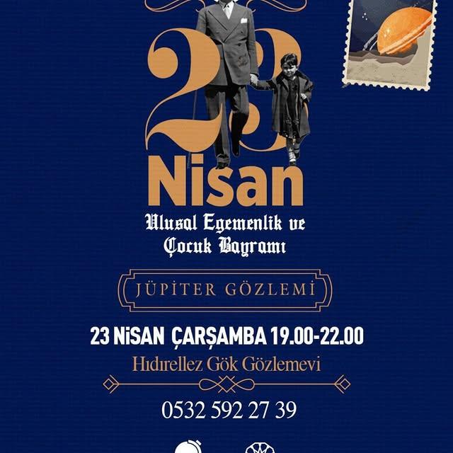 Kocasinan'da 23 Nisan Coşkusu: Jüpiter Gözlemi Etkinliği Düzenlendi