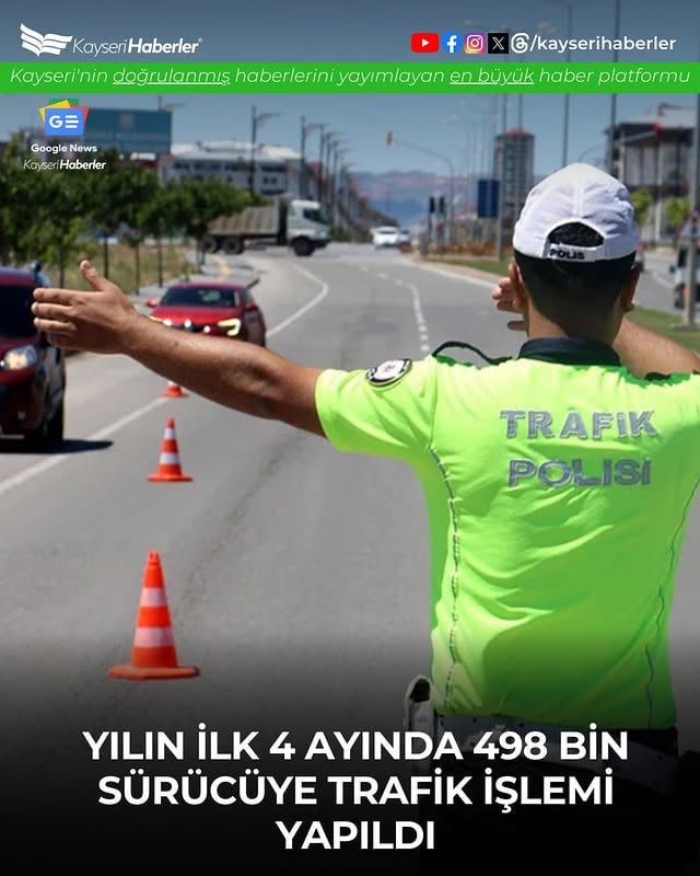 Trafik Denetimlerinde Milyonlarca Araç Kontrol Edildi: 4 Milyon Sürücüye İşlem Yapıldı