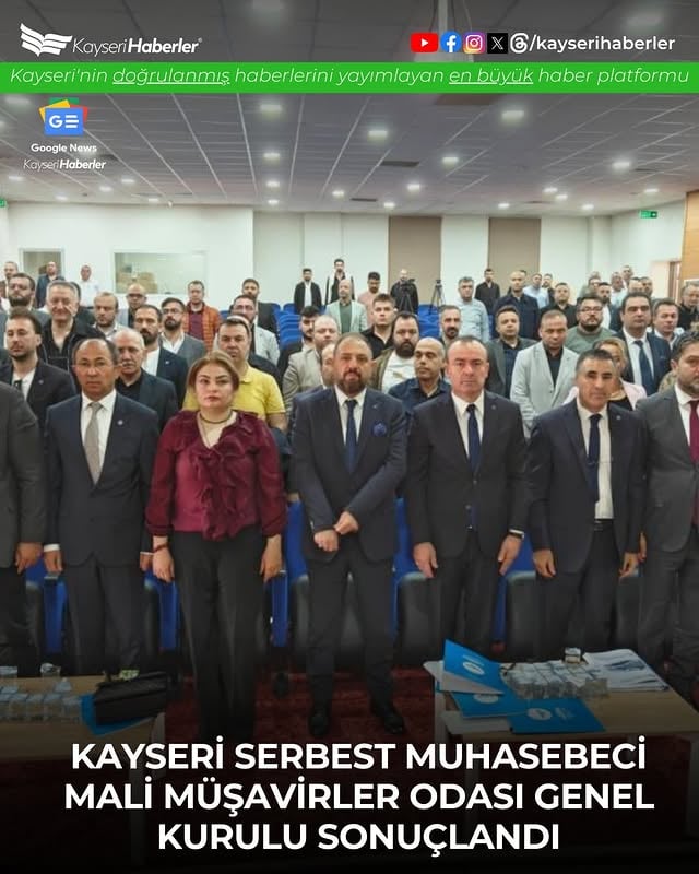 Kayseri Serbest Muhasebeci Mali Müşavirler Odası'nda Yeni Yönetim Belirlendi
