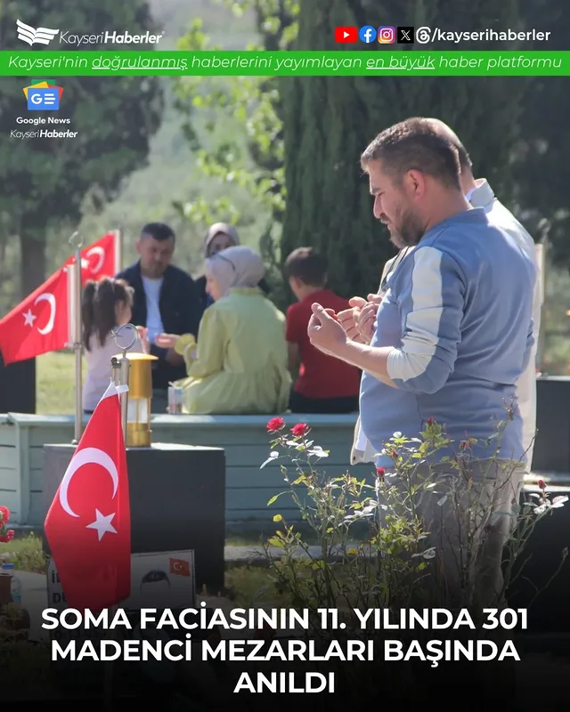 Soma Maden Şehitleri, 10. Yılında Anıldı