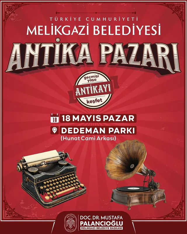 Kayseri Melikgazi'de Antika Tutkunları Dedeman Parkı'nda Buluşacak