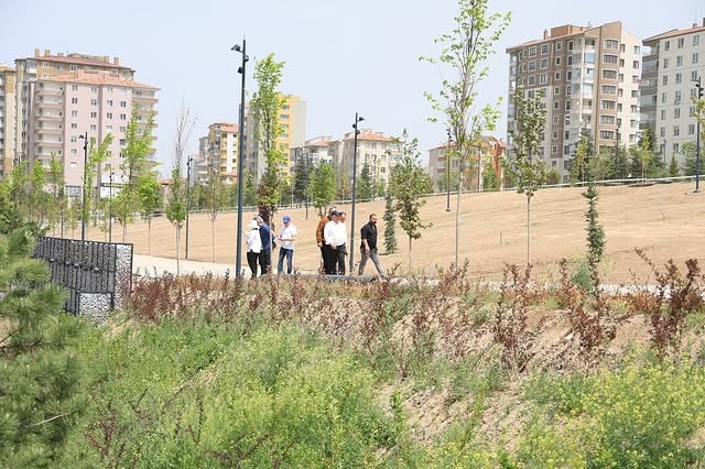 Talas Millet Bahçesi'nde Son Rötuşlar: Yeni Yaşam Alanı İlçeye Kazandırıldı