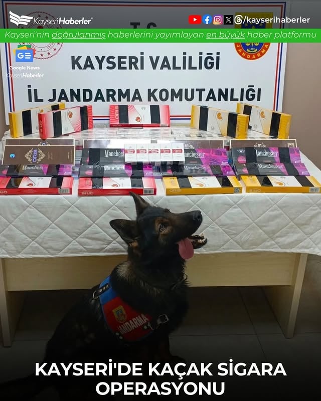Kayseri'de Kaçak Sigara Operasyonu: 700 Paket Ele Geçirildi