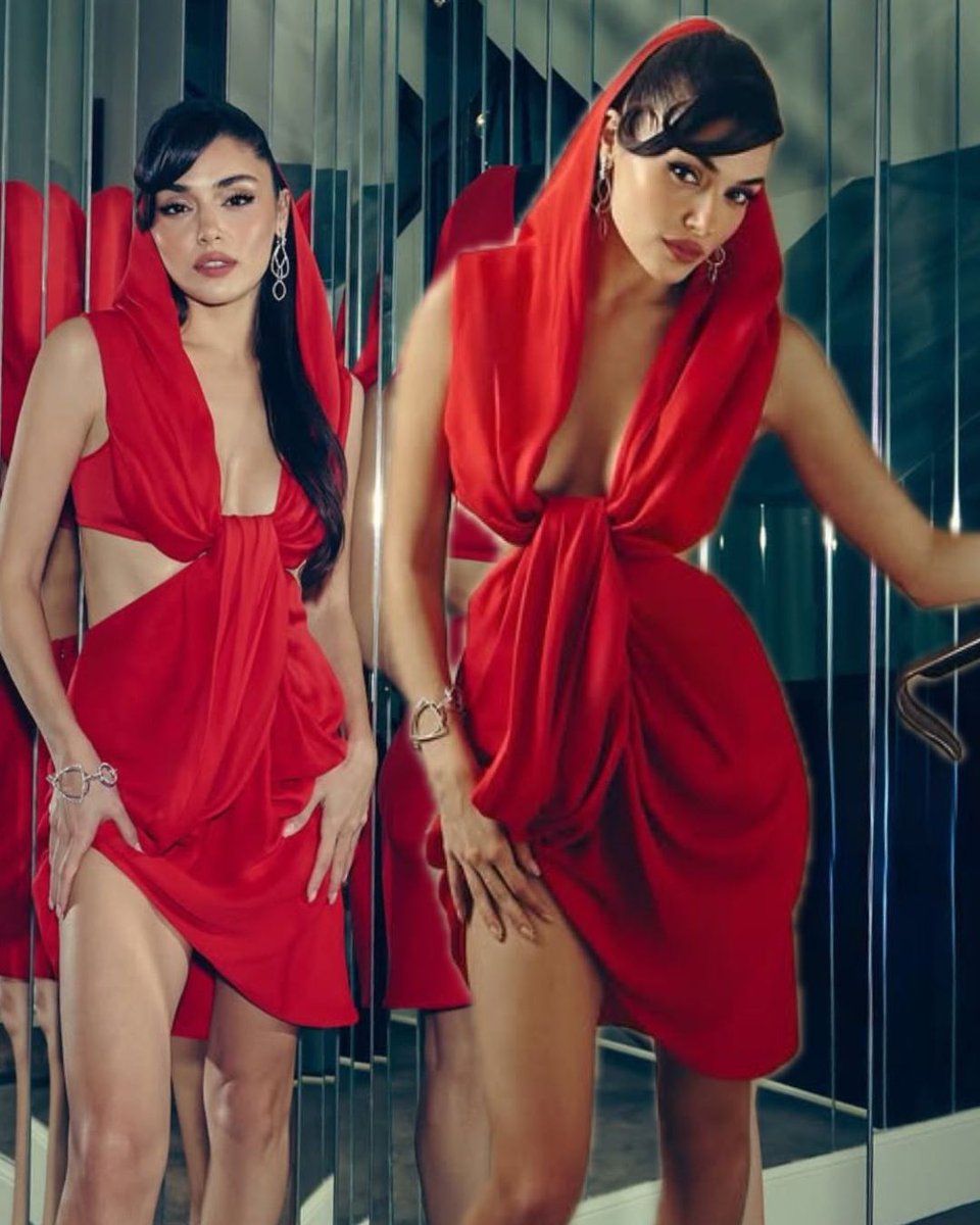 Hande Erçel, Cannes Film Festivali'nde Moda Şovunda Göz Doldurdu