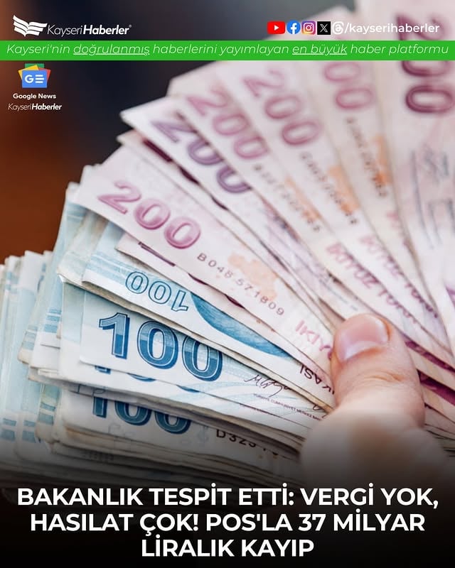 Sanal POS'ta 37 Milyar Liralık Vergi Kaçağı: 4 Bin 95 Mükellef İncelemeye Alındı