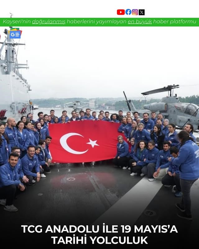 Üniversite Öğrencileri, Atatürk'ün İzinden Samsun'a: 19 Mayıs Coşkusu Denize Taşınıyor