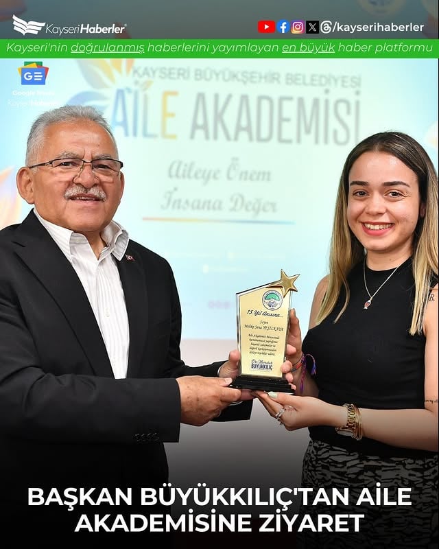 Kayseri'de Aile Akademisi ile Psikolojik Destek Hizmetleri Artıyor