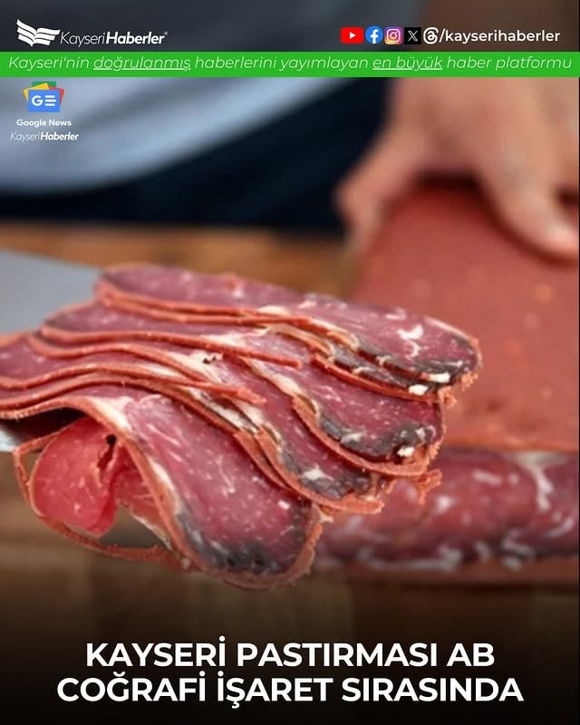 Kayseri Pastırması da Dahil 9 Türk Ürünü AB Tescili İçin İlan Edildi