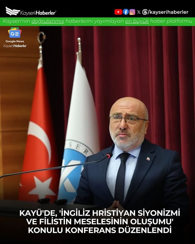 KAYÜ'de Filistin Meselesi Konferansı Düzenlendi