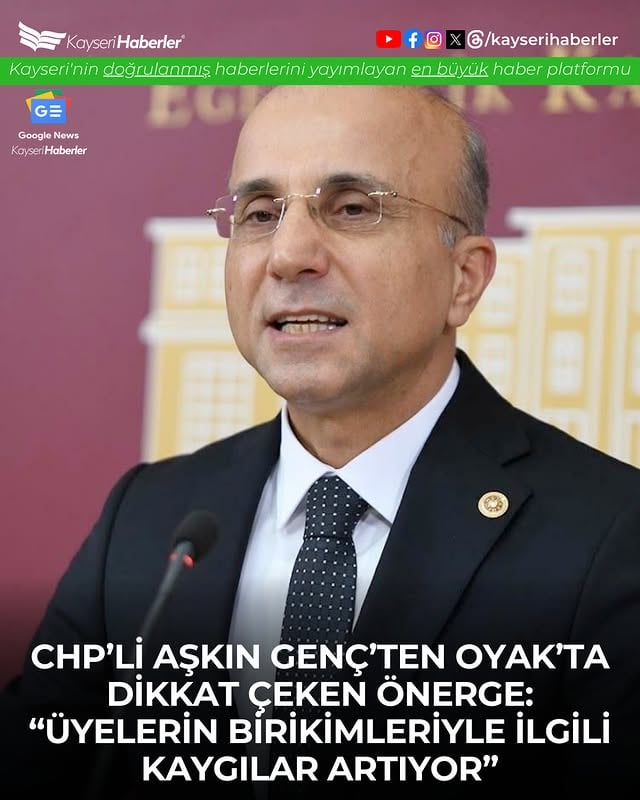 OYAK Üyelerinin Birikimleri Erirken, CHP Milletvekili Genç'ten Sert Eleştiriler