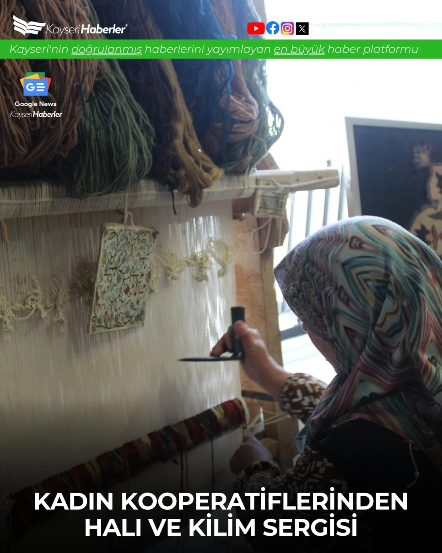 Kayseri'de Kadın Kooperatifleri El Eserleriyle Kültürel Zenginliği Sergiledi