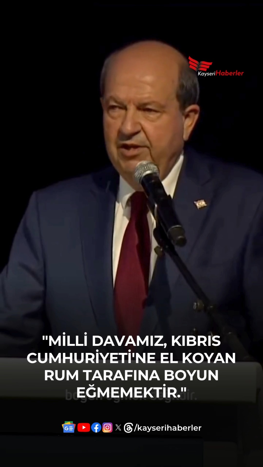 KKTC Cumhurbaşkanı Tatar'dan Milli Dava Vurgusu: Egemenlik ve İki Devletli Çözüm