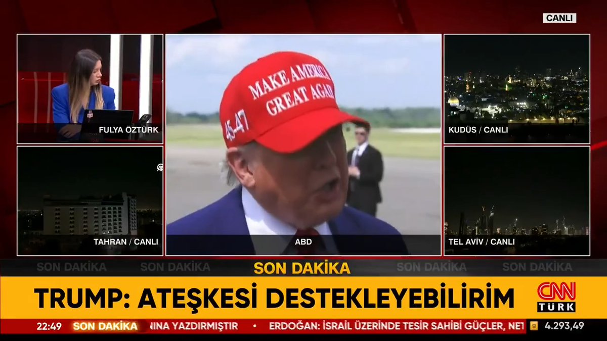 ABD Başkanı Trump'tan İran'a Yönelik Olası Ateşkes Sinyalleri
