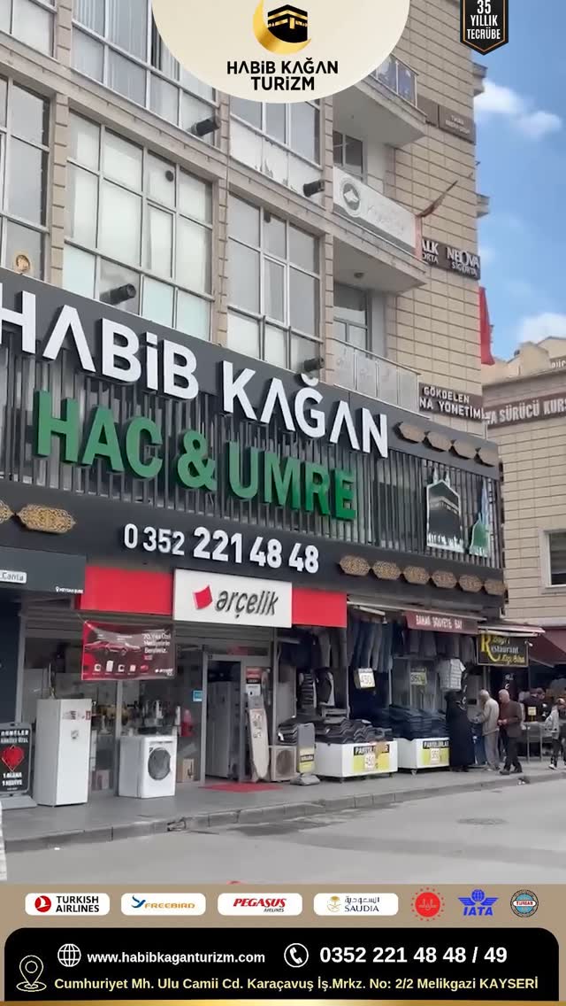 Kayseri'de Hac, Umre ve Kudüs Turları İçin Habib Kagan Turizm Hizmet Veriyor