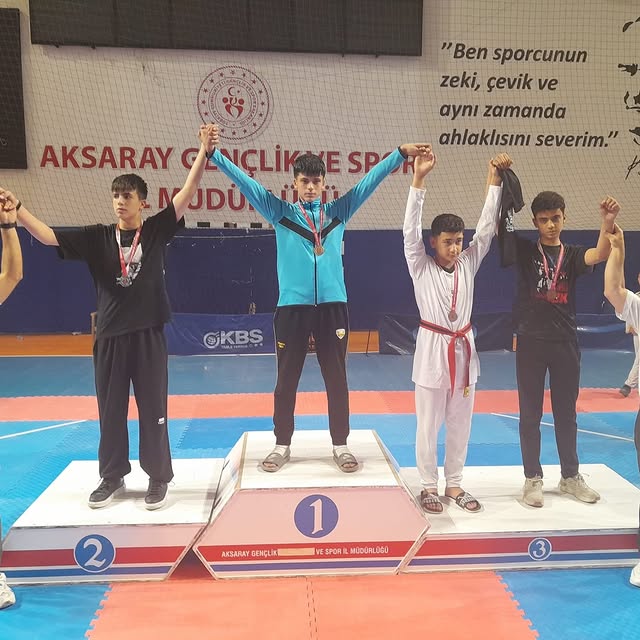 Talas Belediyesi Sporcusu Kerem Alper Arslan ANALİG Taekwondo'da Türkiye 3. Oldu
