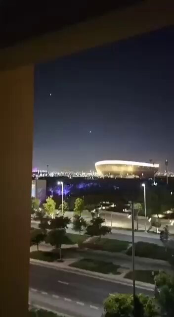 İran Füzeleri Katar'da Görüntülendi