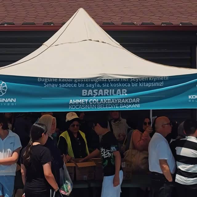 Kocasinan Belediyesi'nden Sınav Stresini Azaltan Anlamlı Destek