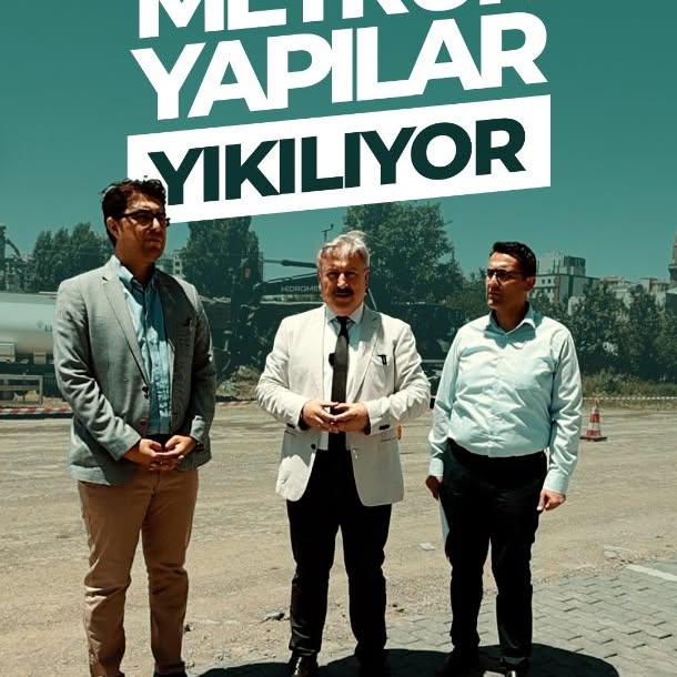 Melikgazi'de Kaçak Yapılar Yıkılarak Yerine Park ve Yeşil Alan Yapılacak