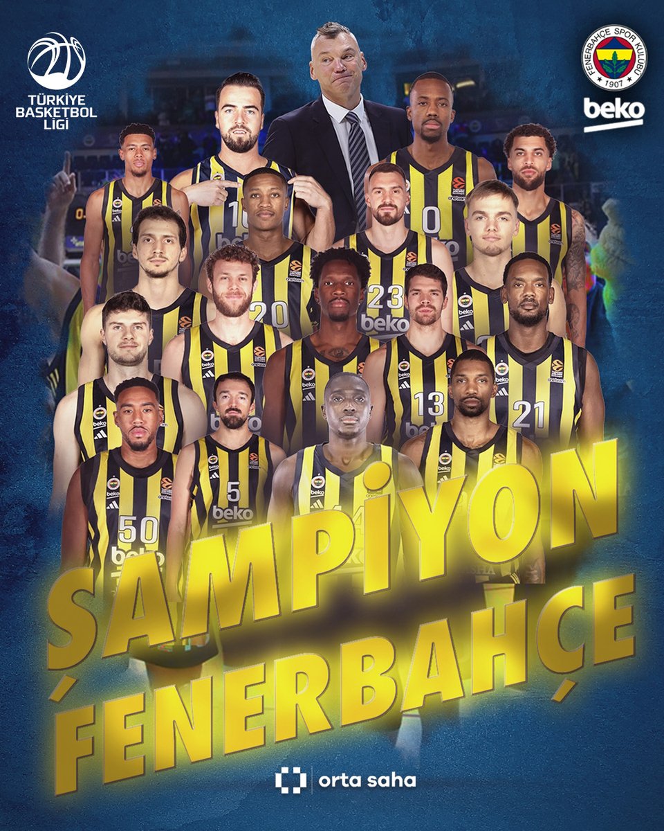 Fenerbahçe Beko, Basketbol Süper Ligi'nde Şampiyonluk Sevinci Yaşıyor