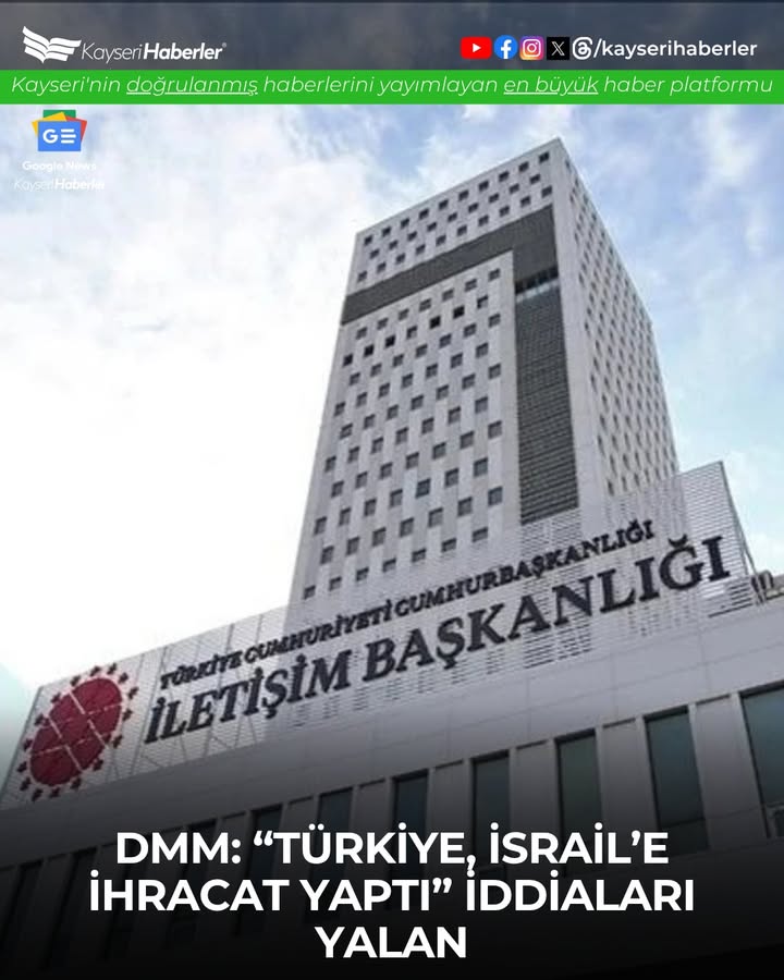 Türkiye'nin İsrail İhracatı İddiaları Dezenformasyon Çıktı