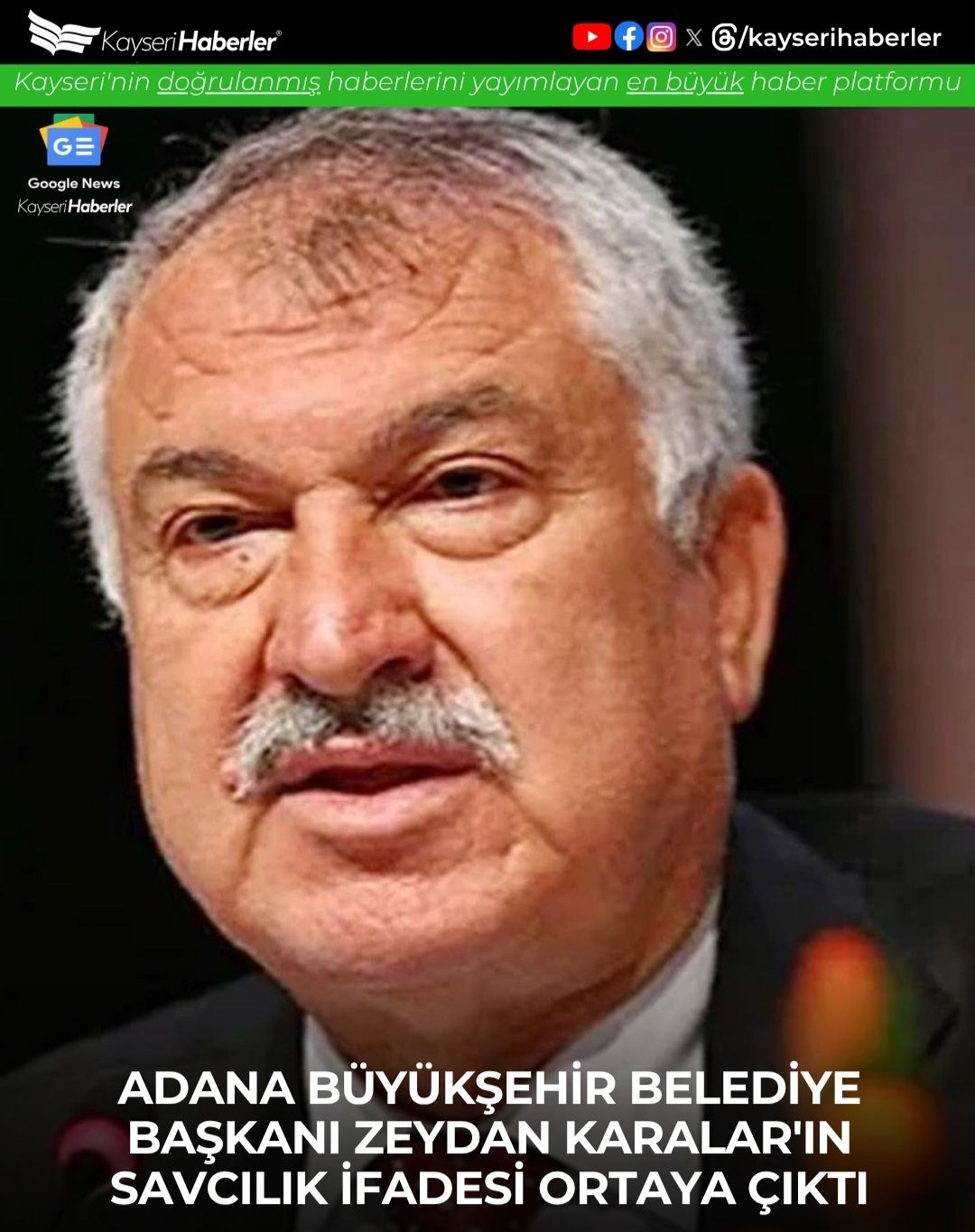 Adana Büyükşehir Belediye Başkanı Zeydan Karalar Savcılıkta Gözaltı Sürecini ve İddiaları Değerlendirdi