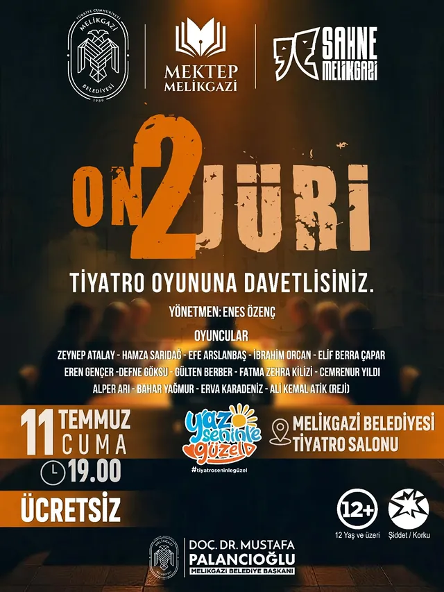 Kayseri'de Ücretsiz Tiyatro Keyfi: 