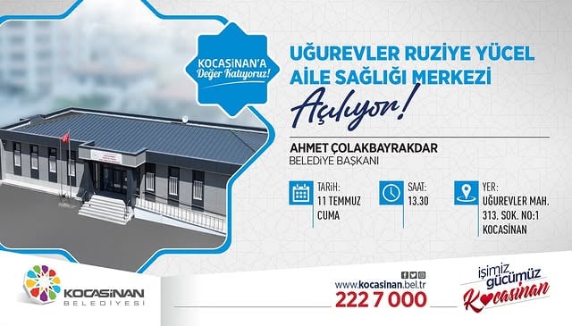 Kocasinan Belediyesi Uğurevler’de Yeni Aile Sağlığı Merkezi Açıyor