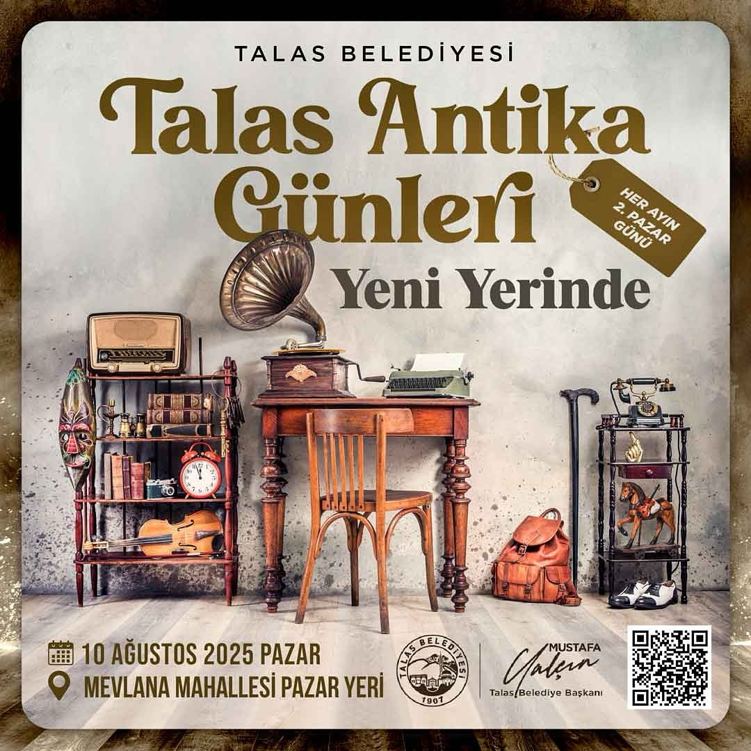 Talas'ta Antika Tutkunları Buluşacak: Talas Antika Günleri