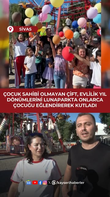 Sivaslı Çift, Evlilik Yıldönümünü Yetim Çocuklarla Kutladı