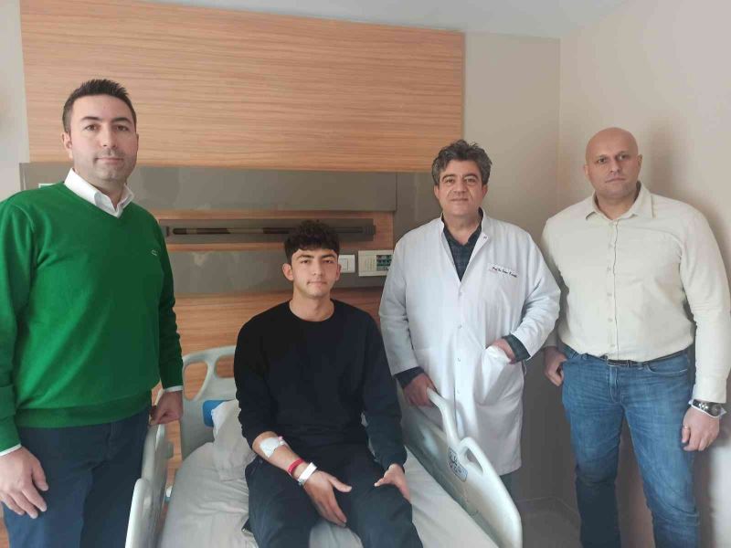 Kayserispor’un U19 takımı futbolcusu ameliyat oldu
