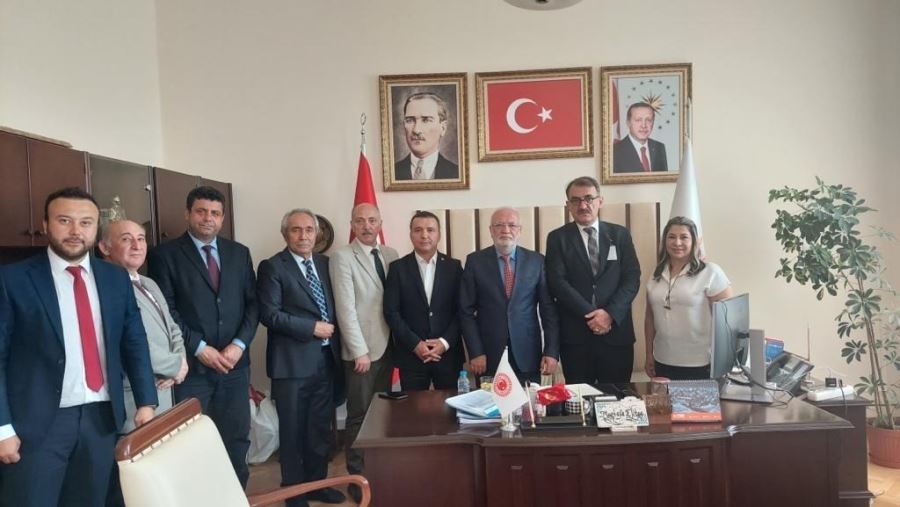 RATEM Yönetim Kurulundan TBMM Grup Başkan Vekili Mustafa Elitaş’ı ziyaret