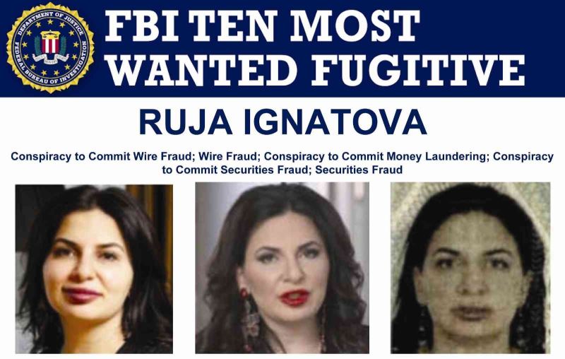 Kripto kraliçesi Ignatova, FBI’ın en çok arananlar listesinde