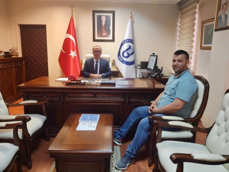 15 Temmuz Gazisi Sabri Gündüz, Rektör Uzun’u ziyaret etti
