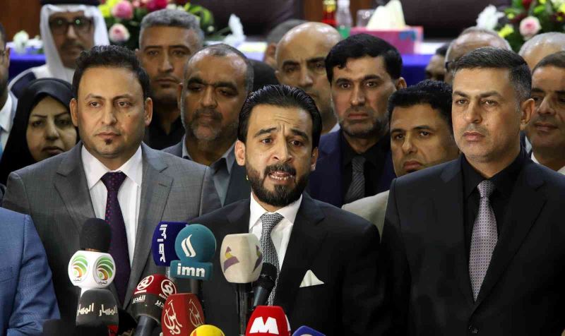 Irak’ta Sünniler ve Şiilerden Irak Meclisi Başkanı Halbusi’ye destek
