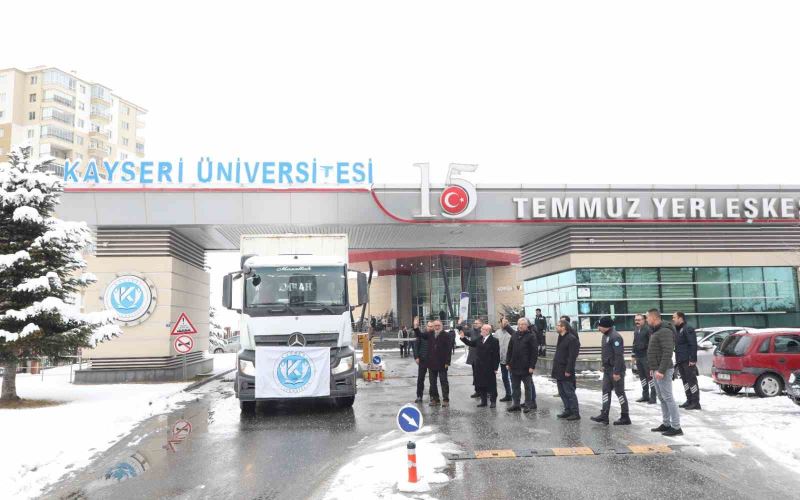 Kayseri Üniversitesi’nden deprem bölgesine yardım eli