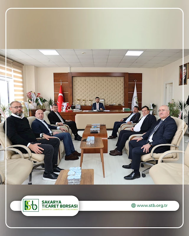 Sakarya Ticaret Borsası Yönetim Kurulu Başkanı Mustafa Genç Kaynarca Belediye Başkanı Kadir Yazgan