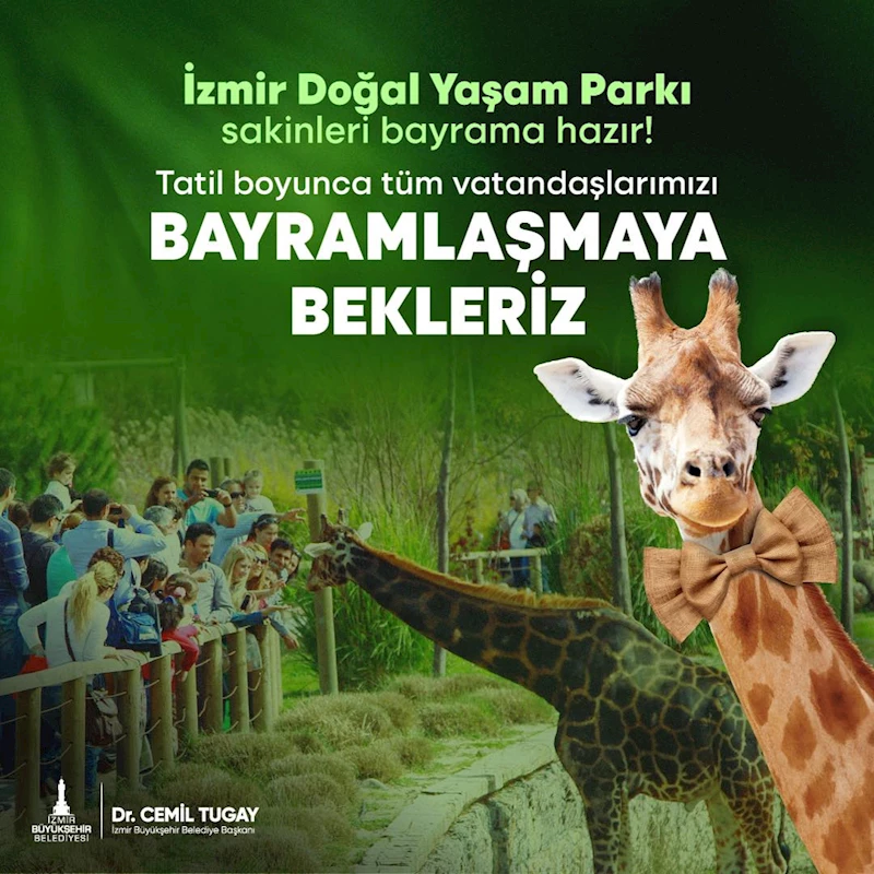 İzmir Doğal Yaşam Parkı, Kurban Bayramı Tatilinde Ziyaretçilerini Ağırlıyor