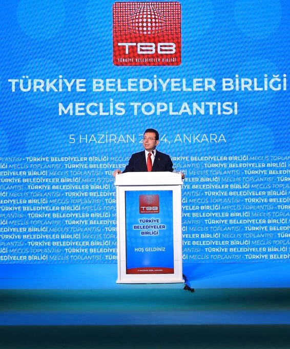 İstanbul Büyükşehir Belediye Başkanı Ekrem İmamoğlu, Türkiye Belediyeler Birliği Başkanlığı’na Seçildi