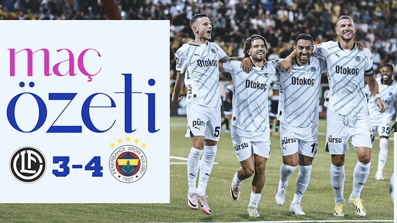 Fenerbahçe, UEFA Şampiyonlar Ligi 2. Ön Eleme Turunda Lugano