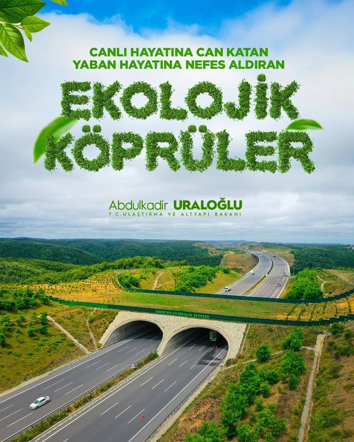 Ulaştırma ve Altyapı Bakanı Abdulkadir Uraloğlu, Ekolojik Köprü Projelerini Değerlendirdi